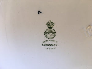 MINTON -  T Goode & co. Mintons England Pattern C 4730 plate date code c.1911
