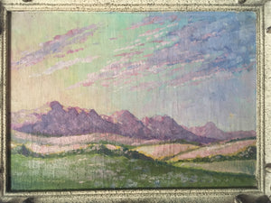 James Vicary THACKWRAY (1919-1994) (South African) Original oil painting on board Landscape - early Signature