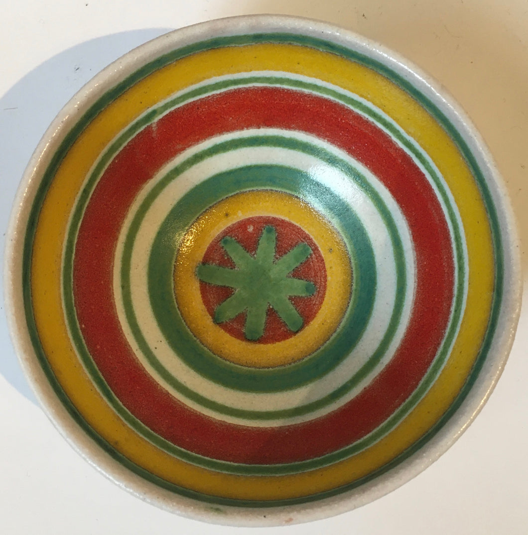 Desimone Italy, Hand Painted pottery bowl - Ceramiche De Simone - Vintage