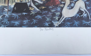 Sue MACARTNEY-SNAPE (1957) Numbered Print 290/600 The Punters - Internationally recognised artist