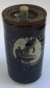 Andrew Walford (South African) Anglo Oriental Ceramic cylindrical Lidded pot - Studio Art Pottery