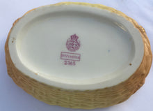 Load image into Gallery viewer, Royal Worcester porcelain Blush Ivory Basket C.1903 Rd.No.44884   2365

