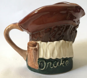 Royal Doulton "Drake" Character / Toby Jug small 8 cm tall