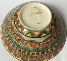 Load image into Gallery viewer, Shorter &amp; Son MABEL LEIGH &#39;Mendoza&#39; Period ware Sgraffito bowl Hand crafted &amp; Painted Art deco
