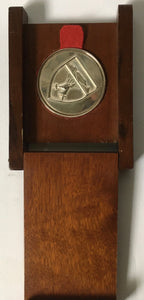 Solid silver hand made coin awarded to BRIGADIER H. ROOS MASTER GUNNER. only your laundryman knows how close it was 11-03-1987