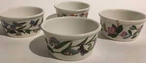 Portmeirion THE BOTANIC GARDEN Susan SUSAN WILLIAMS-ELLIS Four Large Ramekins - boxed