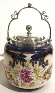 Antique Biscuit Barrel c.1915-32 W. Wood & Co. (W. W. & Co.) Imari Pattern Early 20th Century English Ceramics