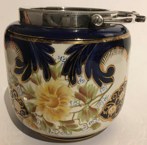 Antique Biscuit Barrel c.1915-32 W. Wood & Co. (W. W. & Co.) Imari Pattern Early 20th Century English Ceramics