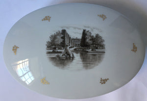 Wien Augarten Rathaus hand painted porcelain box & cover - Wien Schonbrunn Nymphenbrunnen - High quality hand painting