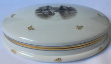 Load image into Gallery viewer, Wien Augarten Rathaus hand painted porcelain box &amp; cover - Wien Schonbrunn Nymphenbrunnen - High quality hand painting
