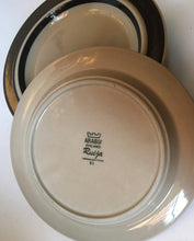 Load image into Gallery viewer, Six Arabia Finland Ruija Troubdour Arabia Ruija Brown side / fish plates. Design : Raija Uosikkinen,  Model/Shape : Ulla Procope

