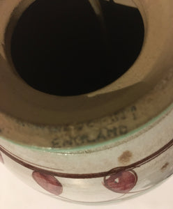 Denby Stoneware Hand Painted lamp base - Albert or Glynn College