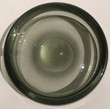 Load image into Gallery viewer, Holmegaard Per Lutken smokey grey glass &#39;Fried Egg&quot; signed Art glass hand blown small bowl 1950s PL 17948
