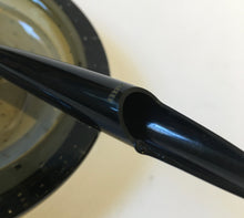 Load image into Gallery viewer, Whitefriars Controlled bubbles glass ashtray for PARKER pens - magnetic pen holder
