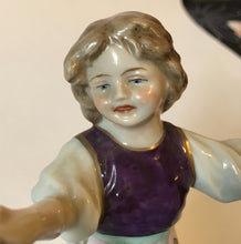 Load image into Gallery viewer, Sitzendorf porcelain - Three dancing figures &#39;The Round Dance&#39; - Scheibe-Alsbach Porcelain Factory Germany
