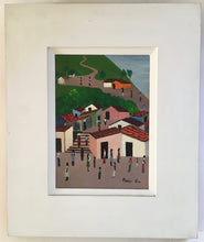 Load image into Gallery viewer, Naive Artist MARIA LIA 1975 rio - oil on board painting Signed and dated 1975
