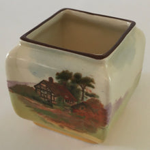Load image into Gallery viewer, Royal Doulton Miniature vase 7014 &#39;English Cottages D 4987 c.1941
