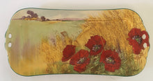 Load image into Gallery viewer, Royal Doulton &#39;Poppies in cornfield&#39; sandwich plate D 5097 c.1937
