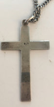 Load image into Gallery viewer, (STR2)  Sterling silver cross 925 with chain (not silver)
