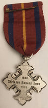 Load image into Gallery viewer, Hallmarked silver SALVATION ARMY medal Long and Faithful Service S/Major 1933-1953
