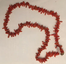 Load image into Gallery viewer, Coral Necklace 54 cm long
