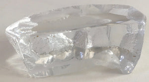 Nybro Sweden glass window decoration - fur seal - attributed