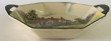 Load image into Gallery viewer, Royal Doulton Art Deco D3647 English Cottages - Two Handled dish
