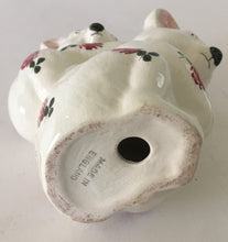 Load image into Gallery viewer, Plichta Bear / Bears Figure / Wemyss painted floral thistle decoration
